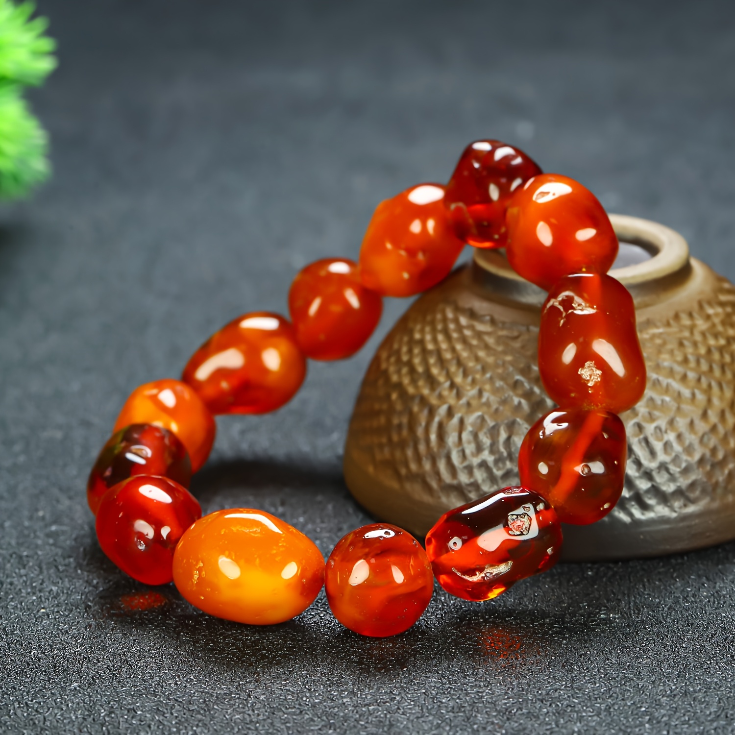 New Vintage Wax Bead Personality Bracelet